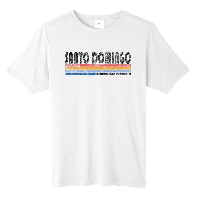 191980s Style Santo Domingo Dominican Republic Tall Fusion ChromaSoft Performance T-Shirt