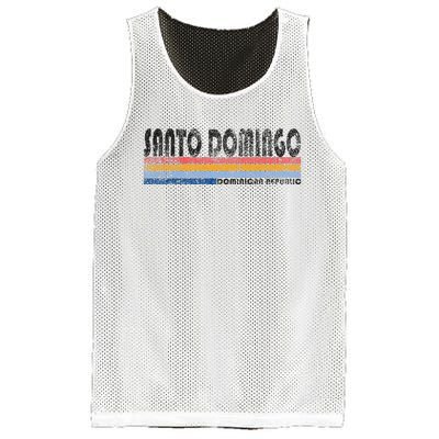 191980s Style Santo Domingo Dominican Republic Mesh Reversible Basketball Jersey Tank