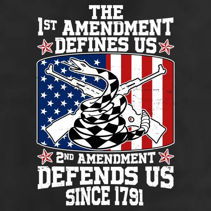 1st Amendment Defines Us 2nd Amendment Defends Us Since 1791 Adult Drive Performance Visor