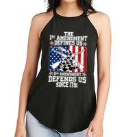 1st Amendment Defines Us 2nd Amendment Defends Us Since 1791 Women's Perfect Tri Rocker Tank