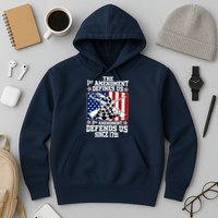 1st Amendment Defines Us 2nd Amendment Defends Us Since 1791 Hoodie
