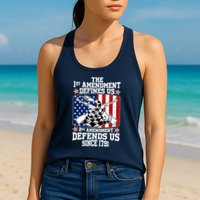 1st Amendment Defines Us 2nd Amendment Defends Us Since 1791 Womens Tank Top
