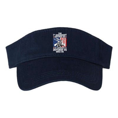 1st Amendment Defines Us 2nd Amendment Defends Us Since 1791 Visor