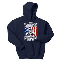 1st Amendment Defines Us 2nd Amendment Defends Us Since 1791 Kids Hoodie