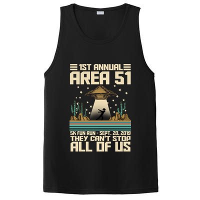 1st Annual Area 51 5k Fun Run Cant Stop Us  PosiCharge Competitor Tank