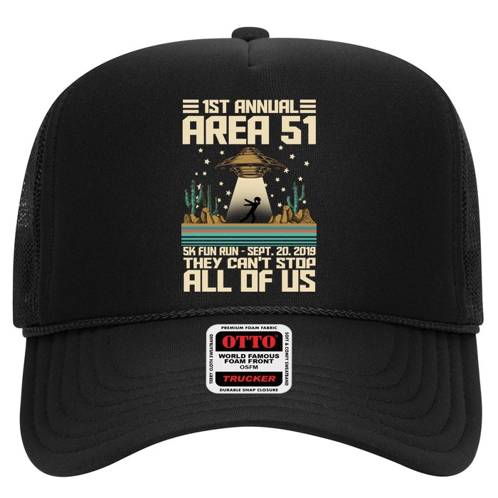 1st Annual Area 51 5k Fun Run Cant Stop Us  Hat