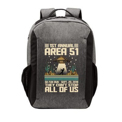 1st Annual Area 51 5k Fun Run Cant Stop Us  Vector Backpack