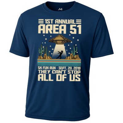 1st Annual Area 51 5k Fun Run Cant Stop Us  Performance Shirt