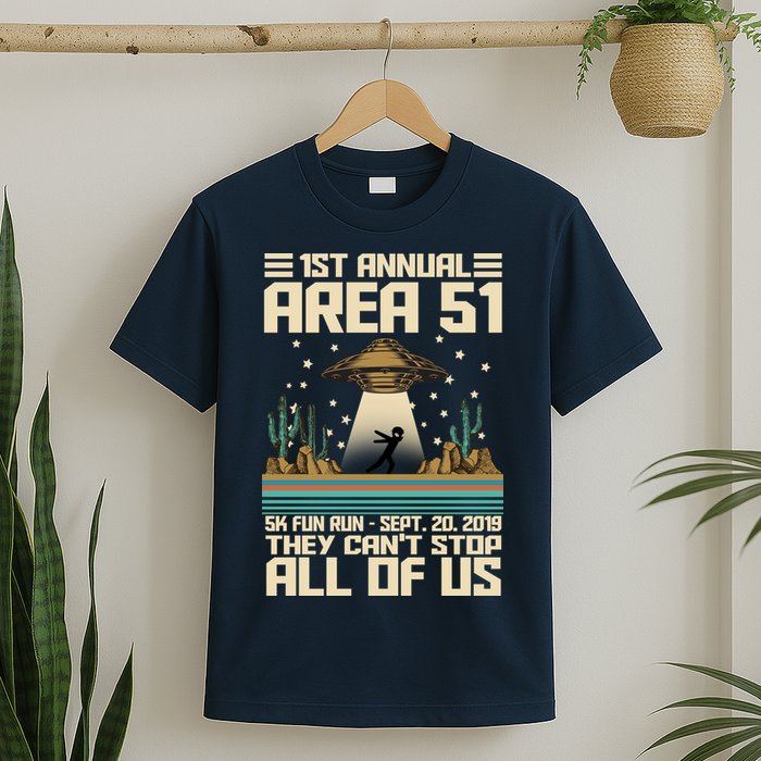 1st Annual Area 51 5k Fun Run Cant Stop Us  T-Shirt