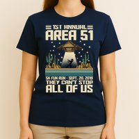 1st Annual Area 51 5k Fun Run Cant Stop Us  T-Shirt