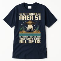 1st Annual Area 51 5k Fun Run Cant Stop Us  Tall T-Shirt