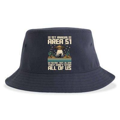 1st Annual Area 51 5k Fun Run Cant Stop Us  Sustainable Bucket Hat