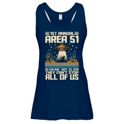 1st Annual Area 51 5k Fun Run Cant Stop Us  Ladies Essential Flowy Tank