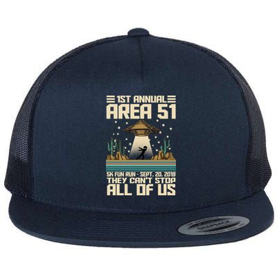 1st Annual Area 51 5k Fun Run Cant Stop Us  Flatbill Hat