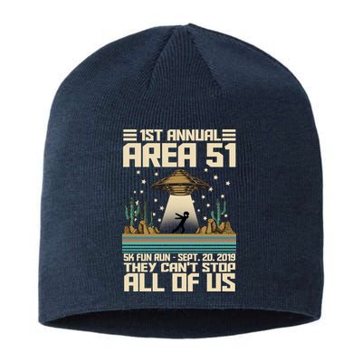 1st Annual Area 51 5k Fun Run Cant Stop Us  Sustainable Beanie