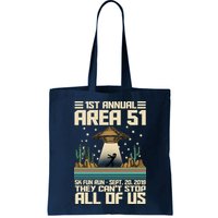1st Annual Area 51 5k Fun Run Cant Stop Us  Bag