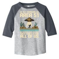 1st Annual Area 51 5k Fun Run Cant Stop Us  Toddler Fine Jersey T-Shirt