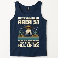 1st Annual Area 51 5k Fun Run Cant Stop Us  Tank Top