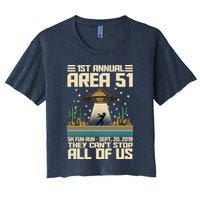 1st Annual Area 51 5k Fun Run Cant Stop Us  Crop Top