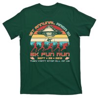 1st Annual Area 51 5K Fun Run Funny Retro Alien T-Shirt