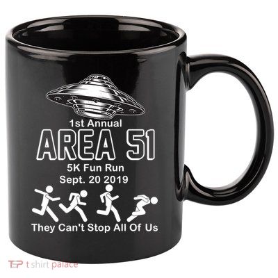 1st Annual Area 51 Fun Run Sept. 20, 2019 11oz C Handle Ceramic Mug