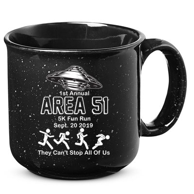 1st Annual Area 51 Fun Run Sept. 20, 2019 15oz Campfire Ceramic Mug