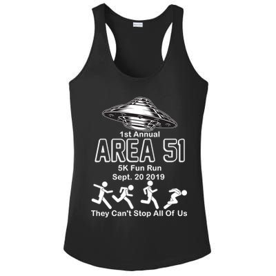 1st Annual Area 51 Fun Run Sept. 20, 2019 Ladies PosiCharge Competitor Racerback Tank