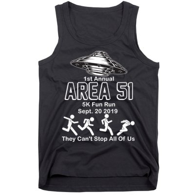 1st Annual Area 51 Fun Run Sept. 20, 2019 Tank Top