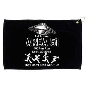 1st Annual Area 51 Fun Run Sept. 20, 2019 Grommeted Golf Towel