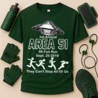 1st Annual Area 51 Fun Run Sept. 20, 2019 Cooling Performance Crew T-Shirt