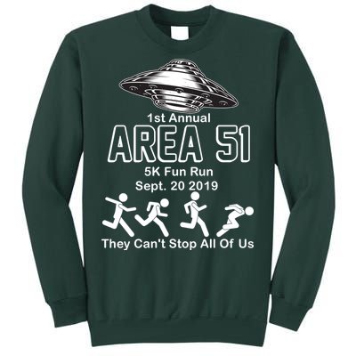 1st Annual Area 51 Fun Run Sept. 20, 2019 Tall Sweatshirt