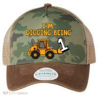 1st Birthday I'm Digging Being One Legacy Tie Dye Trucker Hat