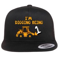 1st Birthday I'm Digging Being One Flatbill Hat