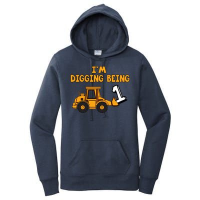 1st Birthday I'm Digging Being One Women's Pullover Hoodie