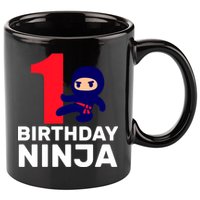1st Birthday Ninja  11oz C Handle Ceramic Mug