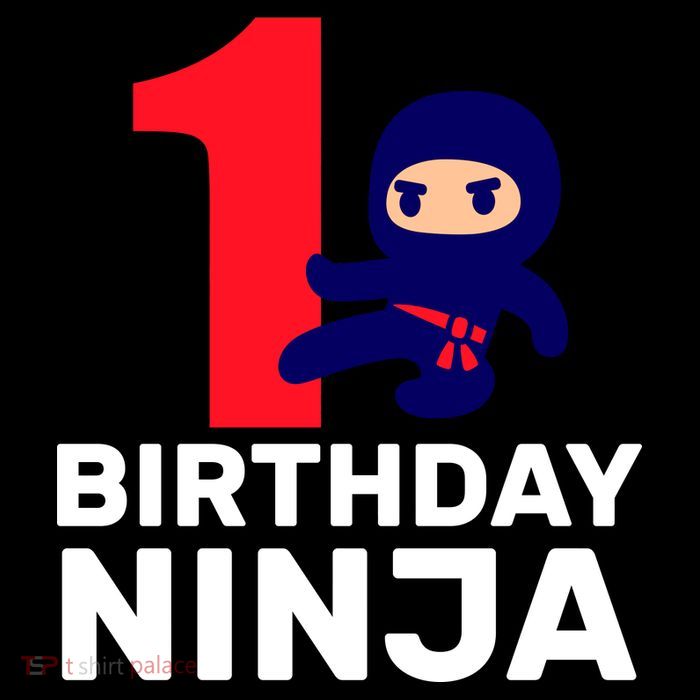 1st Birthday Ninja  Baby Bodysuit