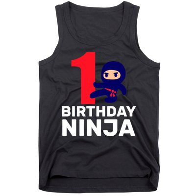 1st Birthday Ninja  Tank Top