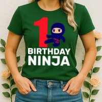 1st Birthday Ninja  Womens T-Shirt