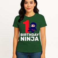 1st Birthday Ninja  Womens T-Shirt