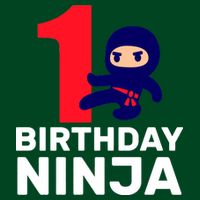 1st Birthday Ninja  Full Zip Hoodie