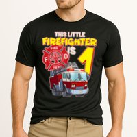 1st Birthday This Little Firefighter Is 1 Cooling Performance Crew T-Shirt