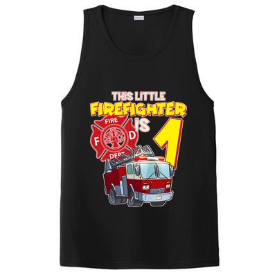 1st Birthday This Little Firefighter Is 1 PosiCharge Competitor Tank