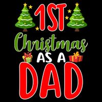 1st Christmas As A Dad City Backpack