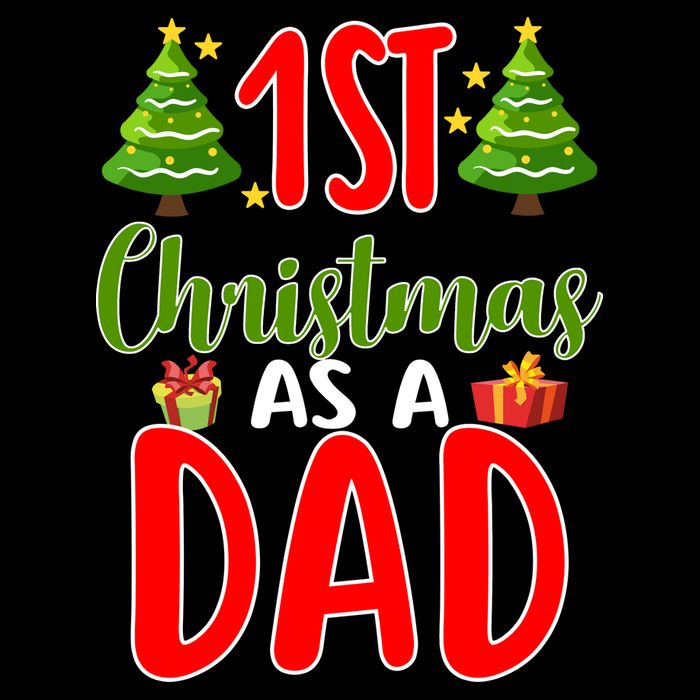 1st Christmas As A Dad City Backpack