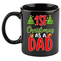 1st Christmas As A Dad 11oz C Handle Ceramic Mug
