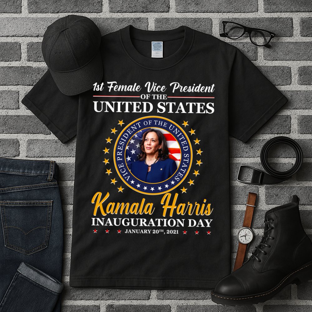 1st First Female Vice President of the United States Kamala Harris Tall T-Shirt