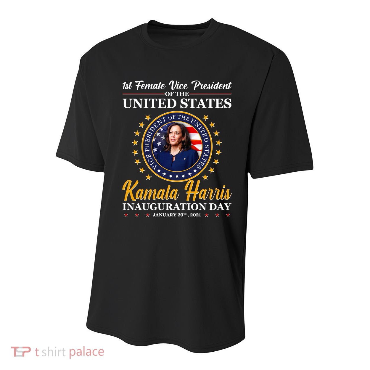 1st First Female Vice President of the United States Kamala Harris Youth Performance Sprint T-Shirt