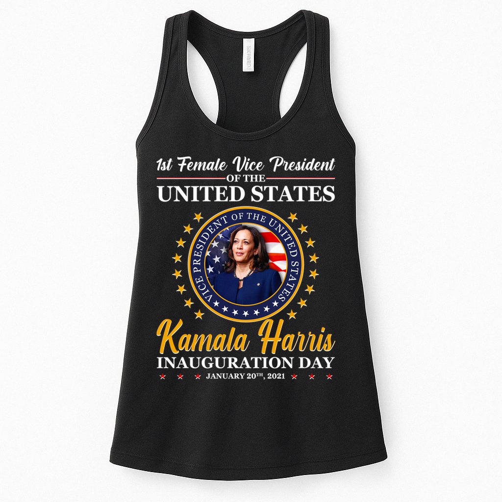 1st First Female Vice President of the United States Kamala Harris Womens Tank Top