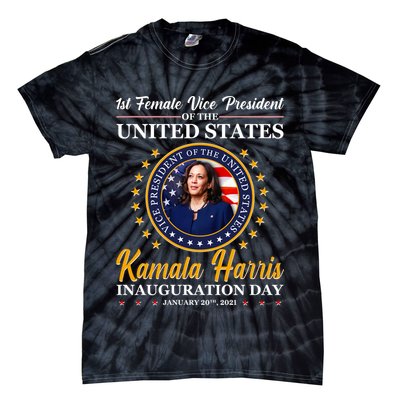 1st First Female Vice President of the United States Kamala Harris Tie-Dye T-Shirt