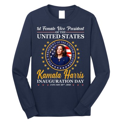 1st First Female Vice President of the United States Kamala Harris Long Sleeve Shirt